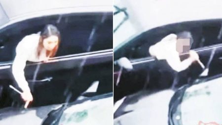 Oyuncu Ceren Bıyıklı, Şişli’de ortalığı birbirine kattı: Bir gecede 5 araca hasar verdi!